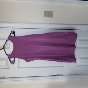 Purple dress tight fit stretchy